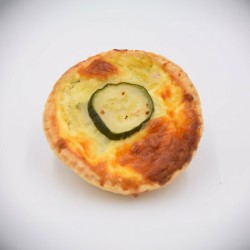 Quiche courgette tomate...